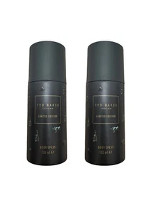 2 x Ted Baker Men's Body Spray Deodorant Xmas Edition 150ml - Picture 1 of 3