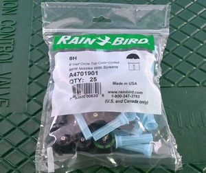 25 boquillas de rociador MPR medio círculo Rain Bird 8H 8' 180° para cabezales serie 1800 - Imagen 1 de 3