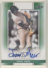 2019 Leaf Perfect Game National Showcase Green Shimmer 1/1 Trippe Moore Auto 0o5