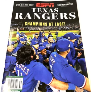 ESPN Magazine 2023 WORLD SERIES CHAMPIONS Texas Rangers Special Edition - Picture 1 of 3