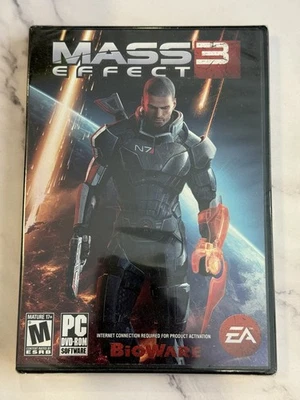 Mass Effect 3 PC DVD Windows BRAND NEW FACTORY SEALED Video Game - Image 1 of 2