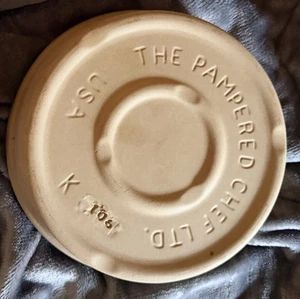 The Pampered Chef LTD USA (K 106) Deep Dish Stoneware  Baker 8” Round x 2” High - Picture 1 of 13