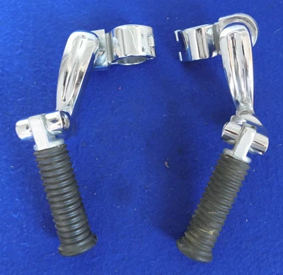 Genuine Harley Davidson 360 Adjustable 4" Highway Mounts & Pegs 1-1/4" Crash Bar - Image 1 of 4