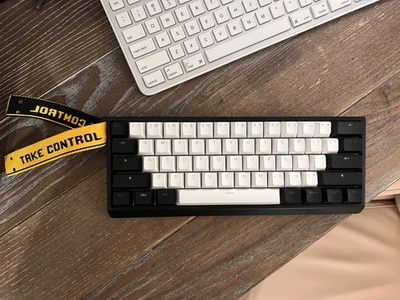 Wooting 60HE+ Mechanical Keyboard White W05T011 Used with Key Caps  - Image 1 of 4