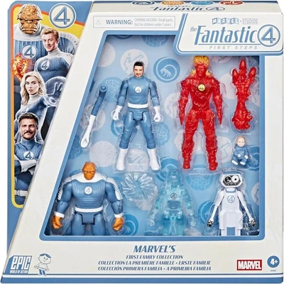 The Fantastic Four Epic World of Action Marvel's First Family Set of 6 Figures - image 1 of 4