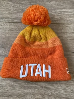 Sombrero tejido Utah Jazz New Era naranja 2019/20 edición City Pom NBA VER FOTOS Foto 1 de 4