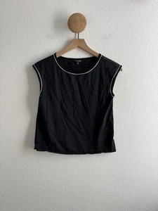 Massimo Dutti Black Tank Top Size Small - Picture 1 of 7