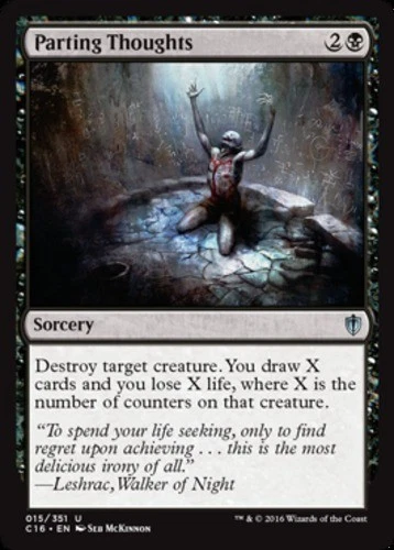 x1 Parting Thoughts - Commander 2016 - NM - MTG - Image 1 of 1