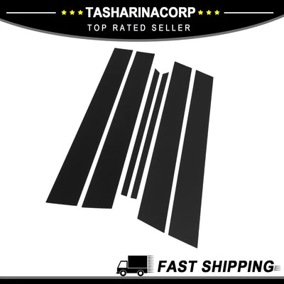 Pieza de moldura de ventana de pilar de 6 puertas apta para Nissan Altima 2002-2006 negro Foto 1 de 4