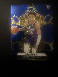 2023 PANINI MOSAIC FAST BREAK BLUE KEYONTE GEORGE ROOKIE RC 26/85 - Picture 1 of 2