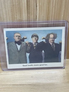 1959 Fleer The 3 Stooges #78 Good Health Means Good Fun - Picture 1 of 2