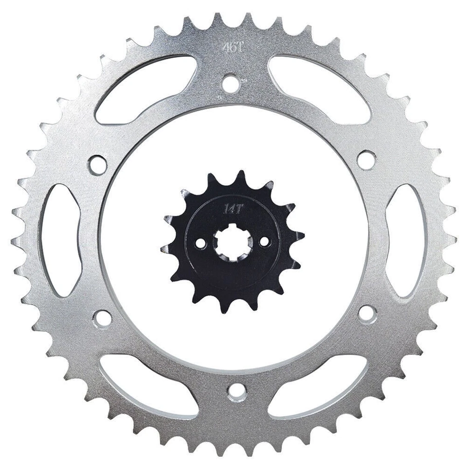 14T Front 46T Rear Sprocket Kit for Hyosung GT250R Sport Comet GV250 GT250 04-10 — 第 1/2 张图片