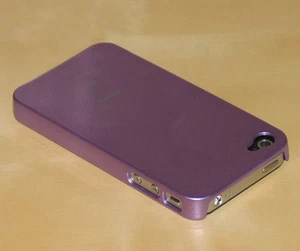 Funda protectora trasera rígida púrpura para Apple iPhone 4G - Imagen 1 de 1