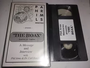 Phil Arms The Hoax - Evolution vs Creation - Rare Religious VHS - Imagen 1 de 1