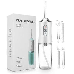 Water Flosser 3 Mode, 220ml Portable Tooth Cleaner Rechargeable Travel Dental - Picture 1 of 16