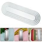 Creative Oval Metal Cutting Dies For Diy Projects Sophisticated Silvery Color