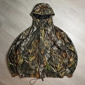 Gamehide Hush Hide Mossy Oak Breakup Hunting Camouflage Camo Jacket Mens XXL 2XL - Picture 1 of 12