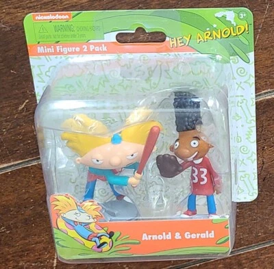 Nickelodeon HEY ARNOLD! Mini figuras de GERALD & ARNOLD de 2,5" (Just Play, 2023) Foto 1 de 2