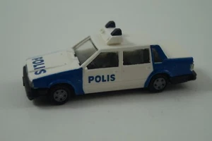 Modelo de coche IMU 1:87 H0 Volvo 760 GLE policía polis - Imagen 1 de 5