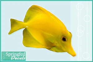 Adesivo GIALLO TANG vinile decalcomania auto camion finestra acquario pesci - Foto 1 di 1