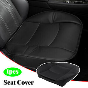 Car Full Surround Front Seat Covers Breathable Seat Cushion Pad Mat PU Leather