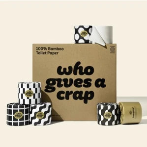 Who Gives A Crap Premium 100% Bamboo Toilet Paper - 48 Double Length Rolls - Picture 1 of 1