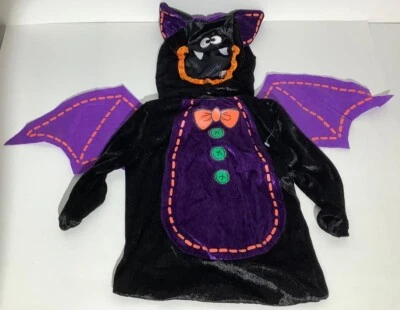 InCharacter Disfraces Bat Body de Una Pieza con Sombrero Talla 4/5 Mediano Niños Foto 1 de 4