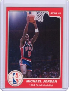 1984 Star Basketball #1 Michael Jordan RC Rookie HOF Nrmt-Mt Chicago Bulls USA - Picture 1 of 2