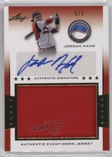 2013 Leaf Power Showcase Jersey Auto Gold /5 Jordan Hand #JA-JH1 Auto
