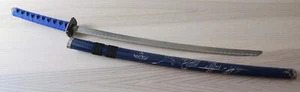 40” Katana Samurai Sword Full Size Stainless Steel Blade Wood Scabbard Dragon - Picture 1 of 9