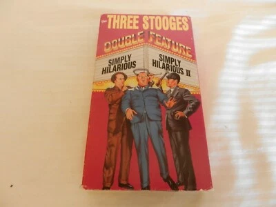 The Three Stooges Simply Hilarious & Simply Hilarious II (VHS) Goodtimes Video - Image 1 of 3