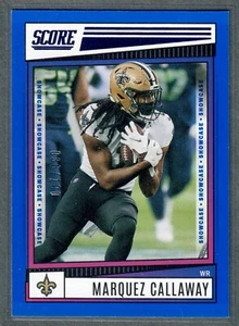 2022 Panini Score Marquez Callaway Showcase #/100 Saints Broncos SP - Picture 1 of 2