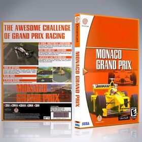 Dreamcast Custom Case - NO GAME - Monaco Grand Prix