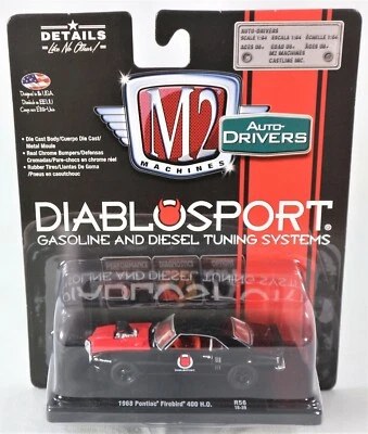 1968 PONTIAC FIREBIRD 400 H.O R56  M2M DIE-CAST 1/64 SCALE MODEL CAR | BLACK - Image 1 of 3