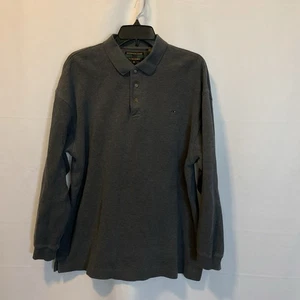 Alexander Julian Colours LS Mens Half Button Sweater Grey Sz-XL #515 - Picture 1 of 17