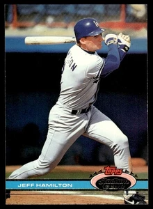 1991 Stadium Club Jeff Hamilton Los Angeles Dodgers #550 - Picture 1 of 2