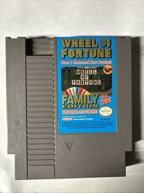 1990 NES, Wheel of Fortune - Family Edition, Tested and Working, Cartridge Only