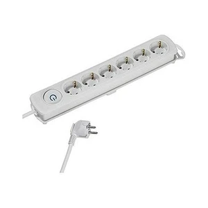 Multiprise 6 Prises avec Interrupteur Vivanco 37647 1,4 m Blanc - Afbeelding 1 van 1