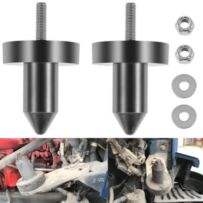 2pc Polyurethane Hood Pin Support Bushings Kit For Kenworth T2000 T600 T800 W900 - Image 1 of 4
