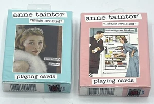 Vtg Annne Taintor Playing Cards Double Deck Set Collectors SEALED CARDS - Picture 1 of 11