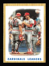 1987 Topps Tiffany #181 Cardinals Leaders TL