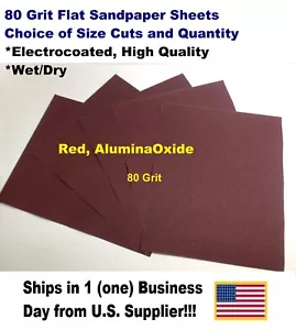 WET/DRY SANDPAPER SHEETS 9"X11" -CHOICE OF GRIT AND QUANTITY - Picture 1 of 252