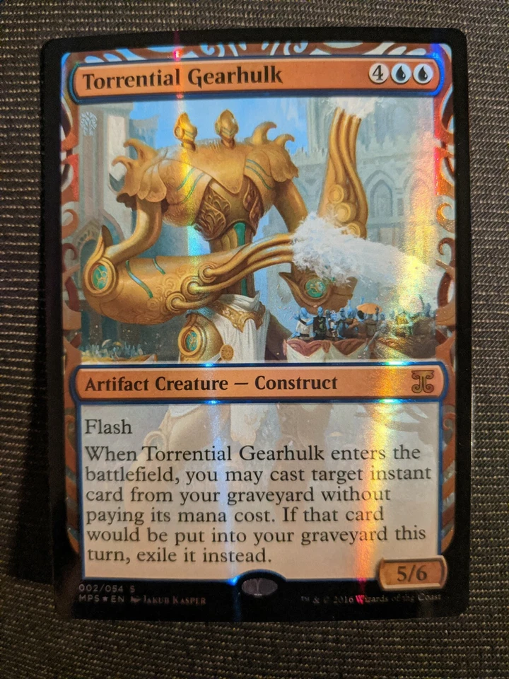 1x Torrential Gearhulk casi nuevo Kaladesh Inventions - Obras maestras EDH MTG MAGIC x1 Foto 1 de 1