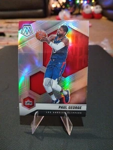 2020-21 Panini Mosaic Mosaic Silver Prizm Paul George Los Angeles Clippers #75 - Picture 1 of 2