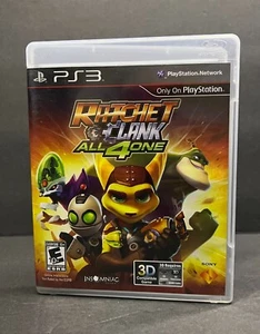 Ratchet & Clank: All 4 One (Sony PlayStation 3, 2011) CIB Tested - Picture 1 of 4