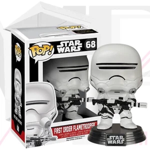 Star Wars Funko POP 68 First Order Flametrooper Black Box Variant with Protector - Picture 1 of 12