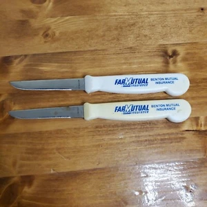 Farmutual insurance Benton Mutual insurance paring knife lot of 2 Kutmaster - Picture 1 of 7