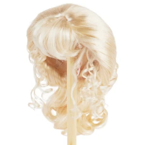 Bleach Blonde Monique Synthetic Mohair Clarissa 14"-15" Doll Wig - Picture 1 of 4