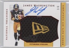 2018 Panini National Treasures New ERA /3 James Washington #HO-JW Rookie Auto RC
