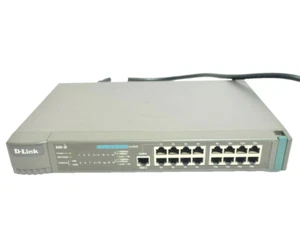 D-LINK DSH-16 10/100 DUAL SPEED HUB WITH SWITCH CLASS - Picture 1 of 4